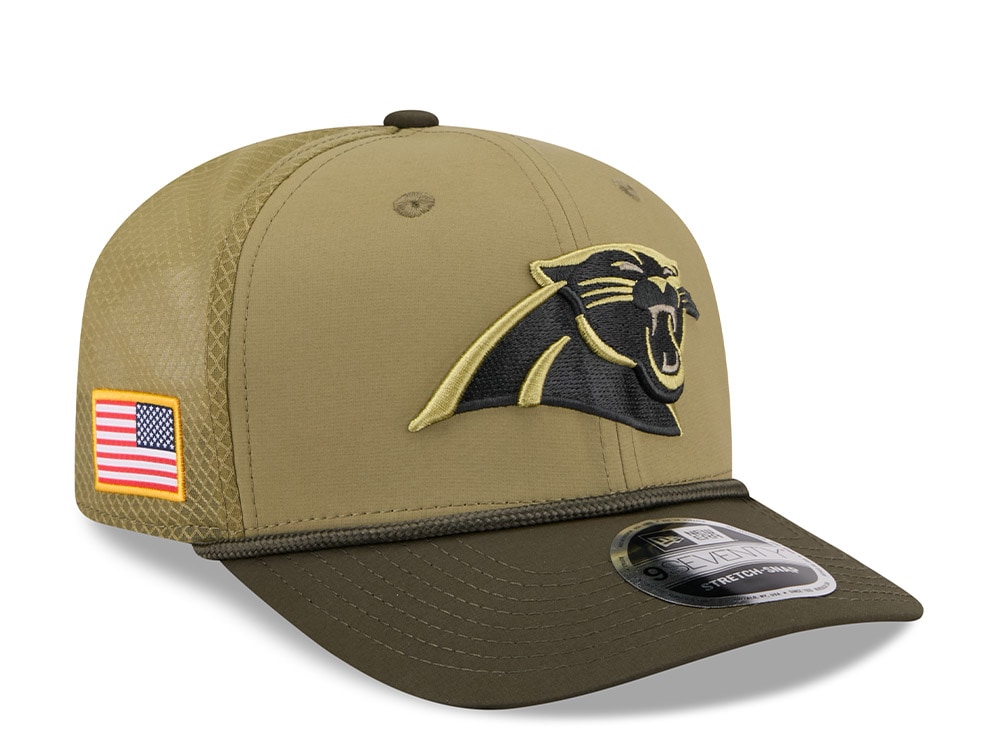 New Era Carolina Panthers Salute To Service 2025 9Seventy Snapback Casquette