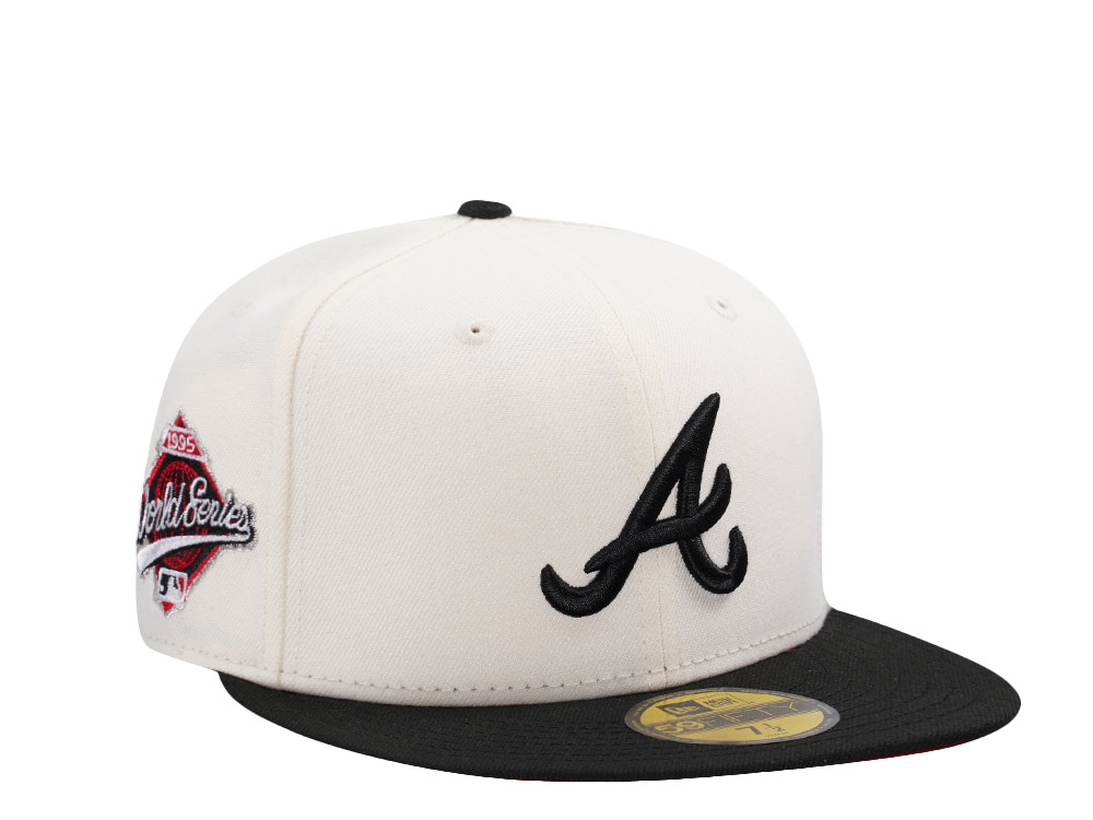 New Era Atlanta Braves World Series 1995 Chrome Two Tone Edition 59Fifty Fitted Casquette