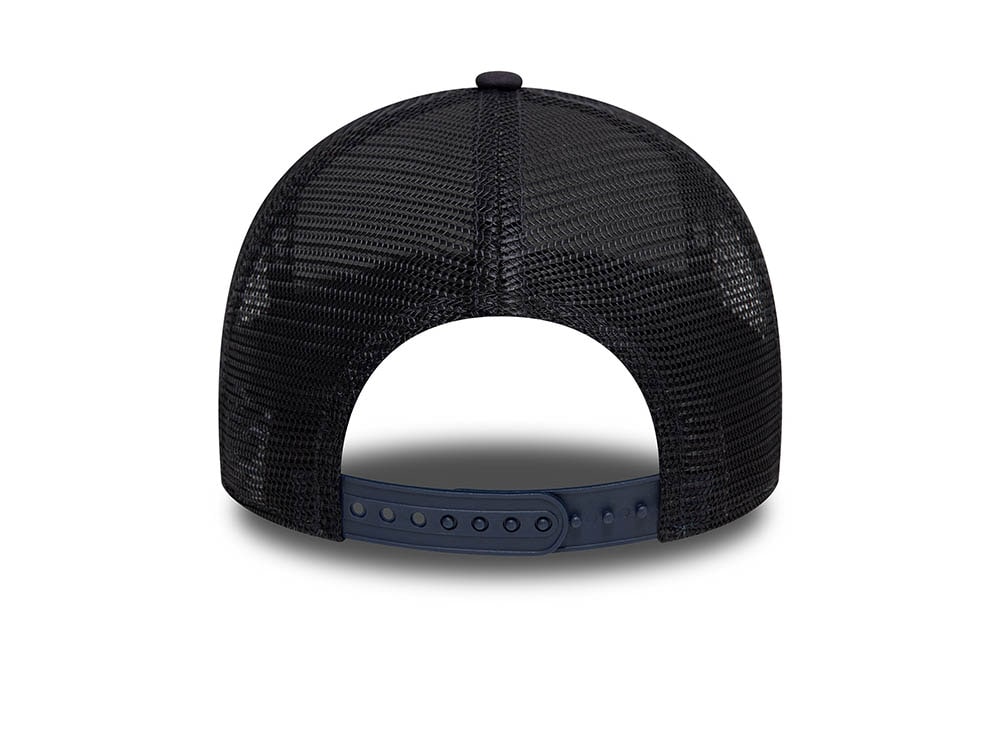 New Era Hawaii License Plate Navy 9Forty A Frame Trucker Snapback Casquette