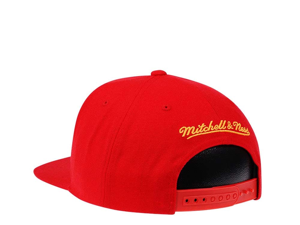 Mitchell & Ness Atlanta Hawks HWC Zig Zag Satin Undervisor Snapback Casquette