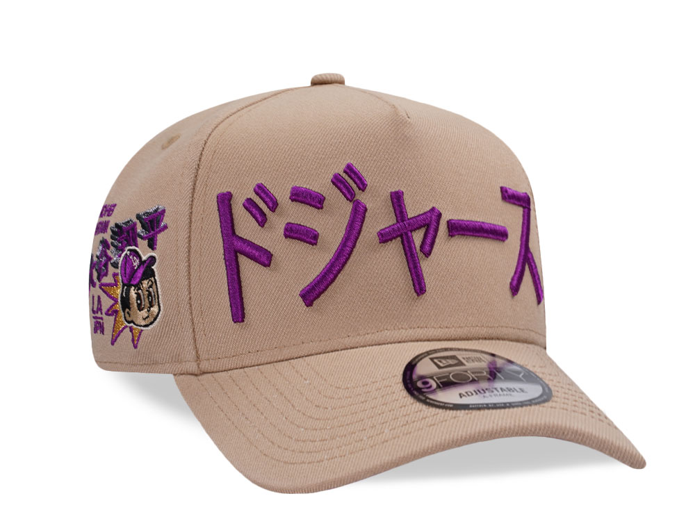 New Era Los Angeles Dodgers Ohtani Sparkling Camel Edition 9Forty A Frame Snapback Casquette