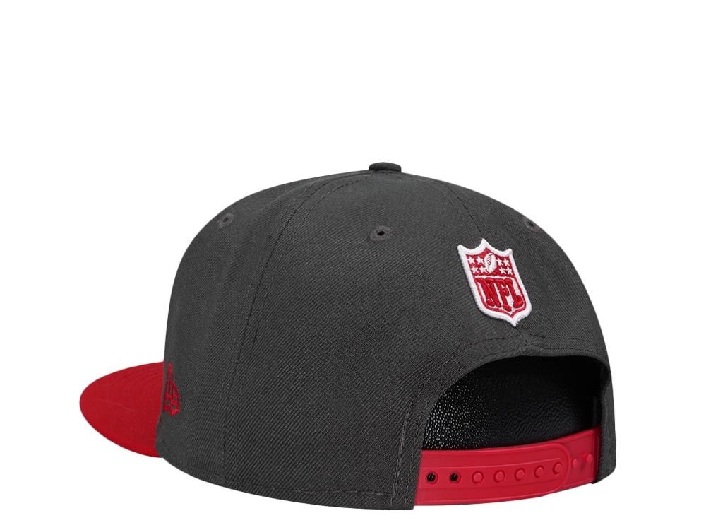New Era Tampa Bay Buccaneers Gray Red Two Tone Classic Edition 9Fifty Snapback Casquette