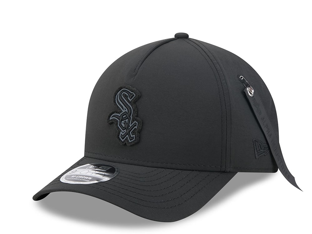 New Era Alpha Industries Chicago White Sox Black Prime Edition 9Forty M Crown A Frame Snapback Casquette