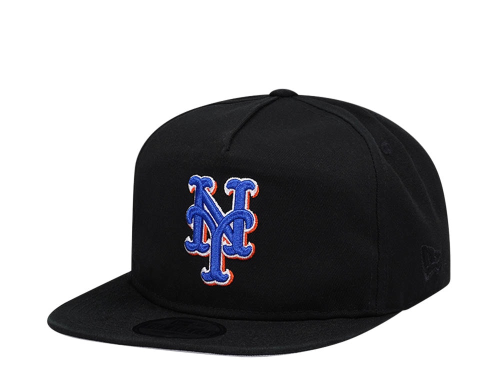 New Era New York Mets Black Classic Edition Golfer Snapback Casquette