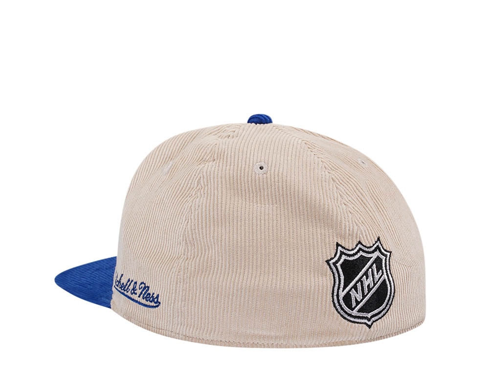 Mitchell & Ness Toronto Maple Leafs 75th Anniversary Two Tone Cord Edition Dynasty Fitted Casquette