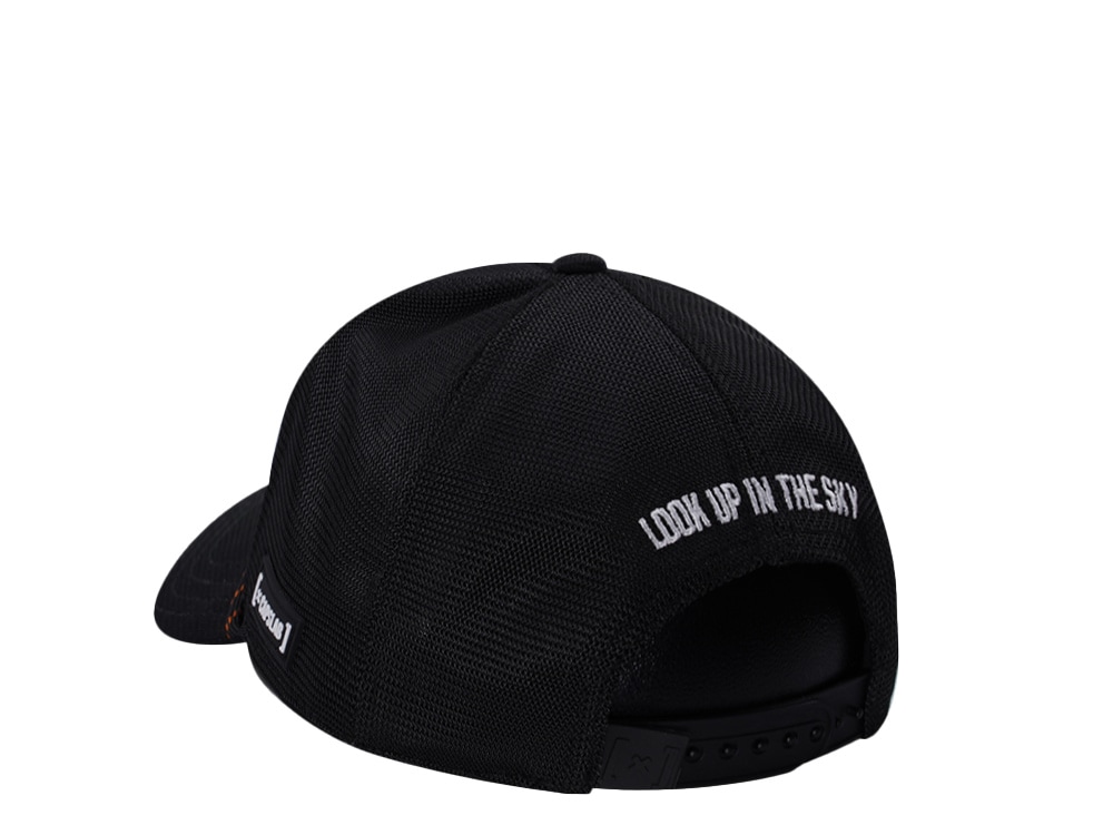 Capslab Superman Silver Logo Black Trucker Snapback Casquette