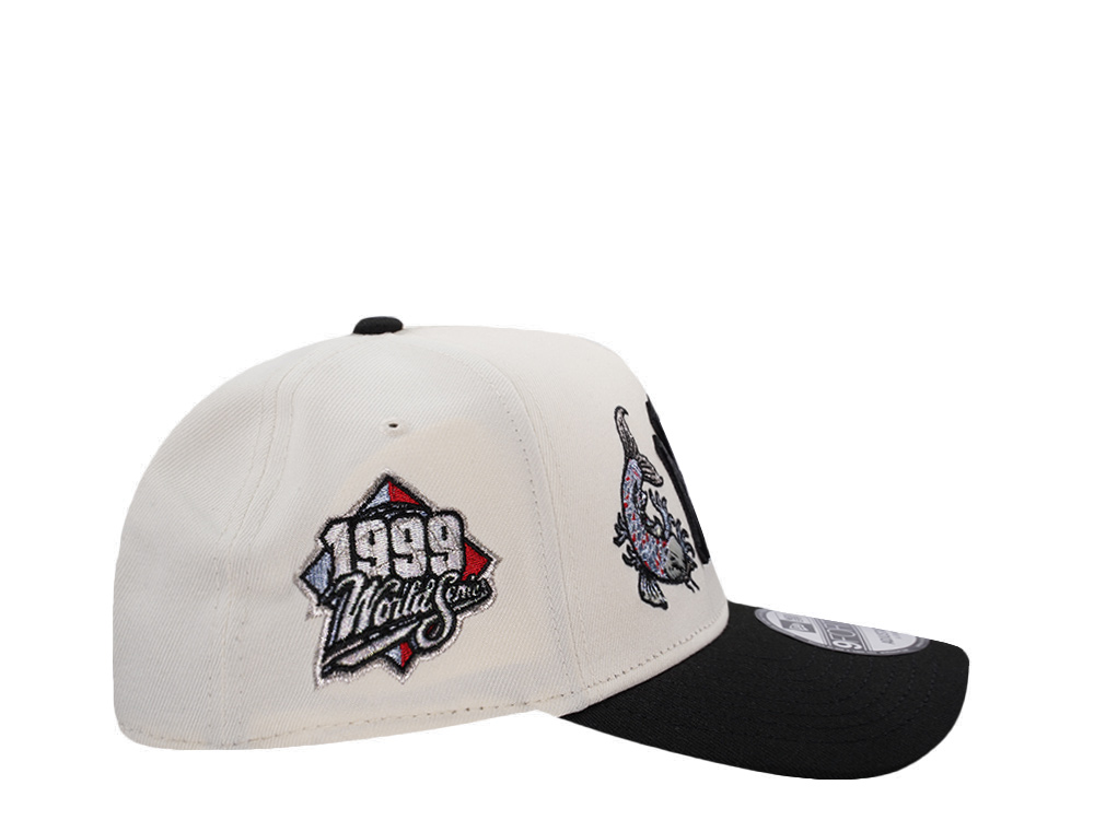 New Era New York Yankees World Series 1999 Chrome Two Tone Edition 9Forty A Frame Snapback Casquette