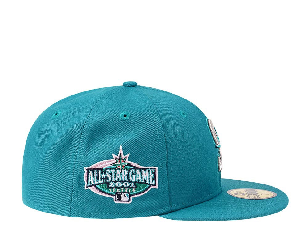New Era Seattle Mariners All Star Game 2001 Pink Edition 59Fifty Fitted Casquette