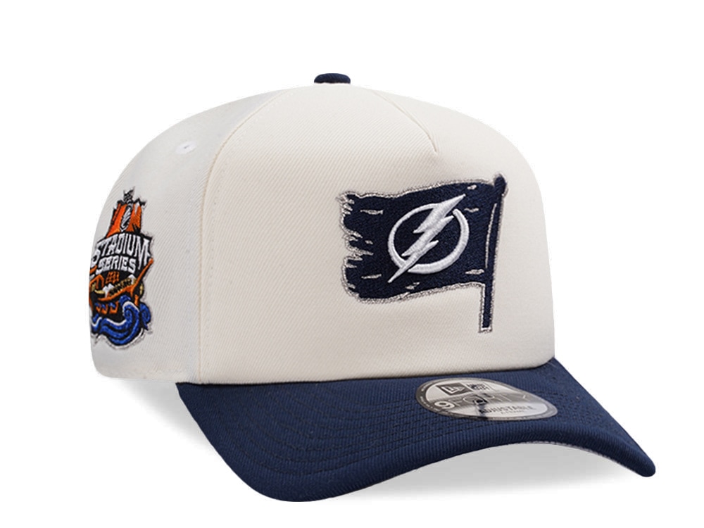 New Era Tampa Bay Lightning Stadium Series 2026 Chrome Two Tone Edition 9Forty A Frame Snapback Casquette
