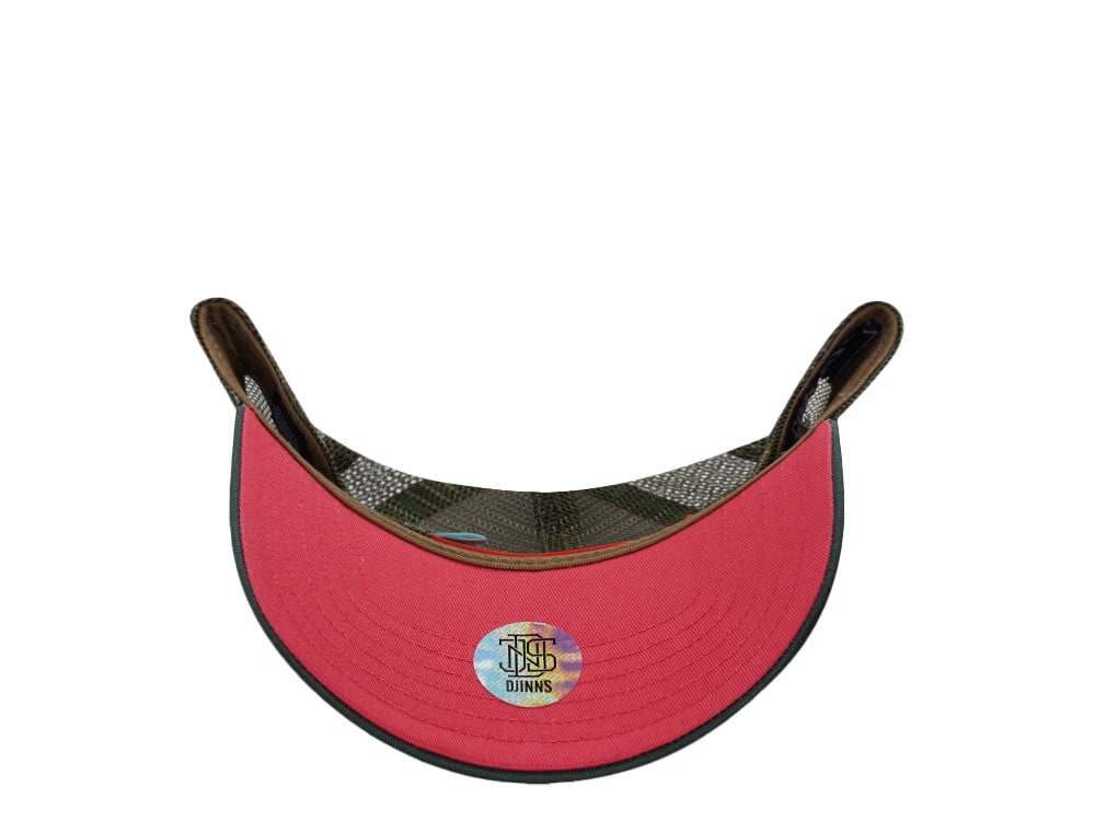 Djinns HFT Surf Ostrich Two Tone Trucker Snapback Casquette