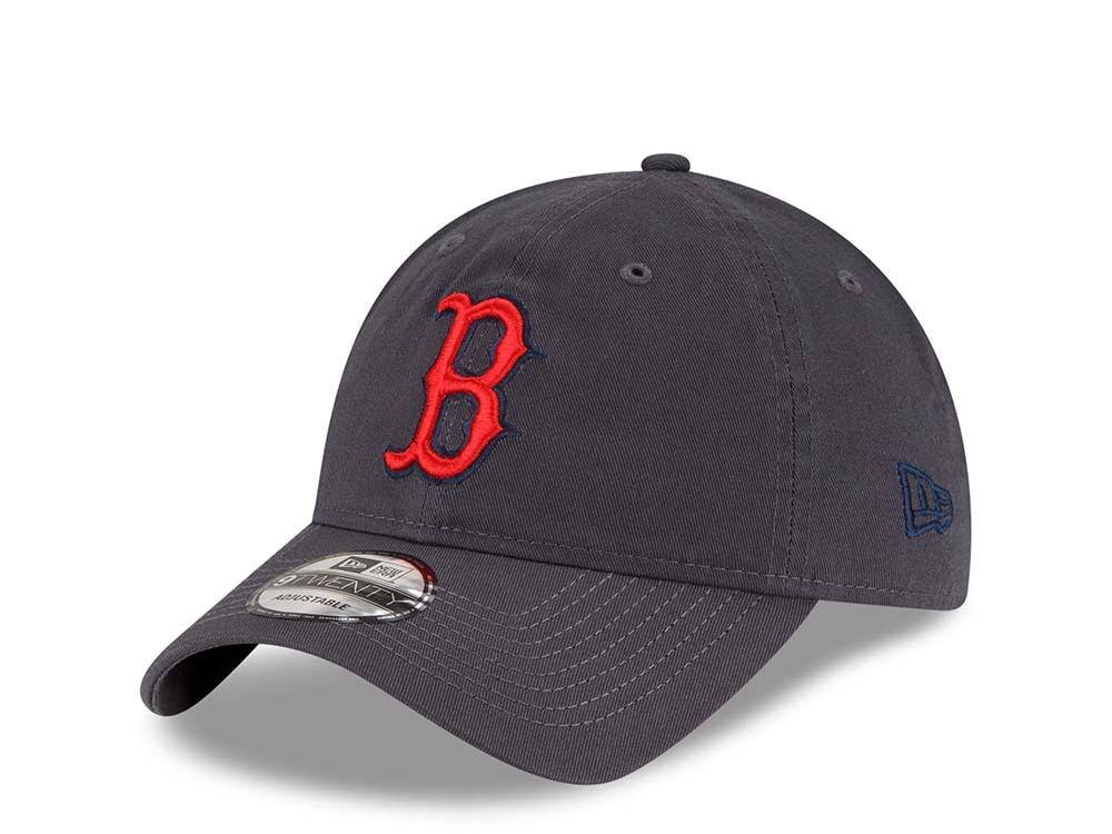 New Era Boston Red Sox Gray Core Classic 9Twenty Strapback Casquette