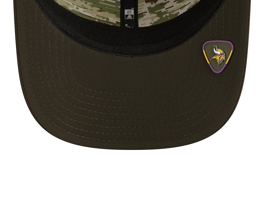 New Era Minnesota Vikings Salute To Service 2025 9Seventy Snapback Casquette