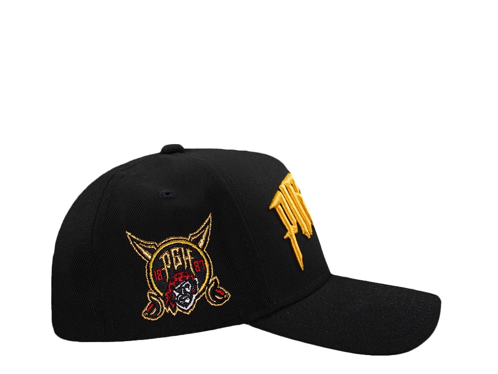 New Era Pittsburgh Pirates Black Prime Edition 9Forty A Frame Snapback Casquette