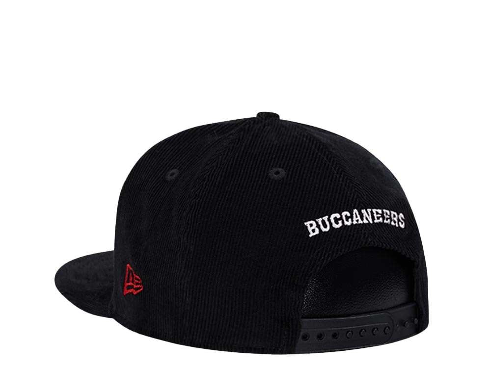 New Era Tampa Bay Buccaneers Black Corduroy Edition 9Fifty Snapback Casquette