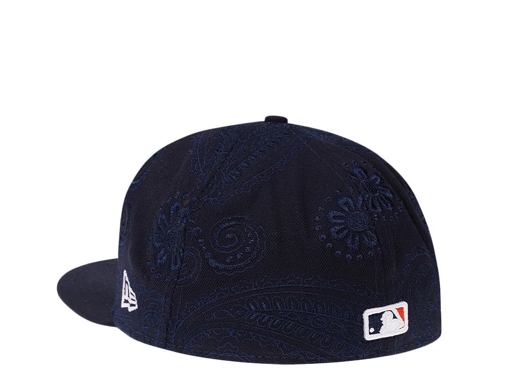 New Era Boston Red Sox Navy MLB Swirl 59Fifty Fitted Casquette
