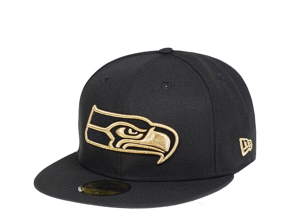 New Era Seattle Seahawks All About Black and Gold Edition 59Fifty Fitted Casquette