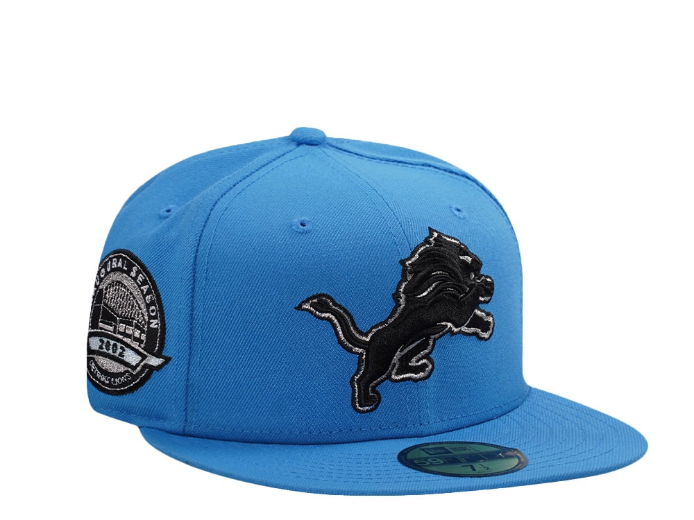 New Era Detroit Lions Inaugural Season 2002 Blue Reef Prime Edition 59Fifty Fitted Casquette