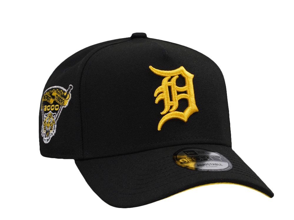 New Era Detroit Tigers 2000 Black Yellow Prime Edition 9Forty A Frame Snapback Casquette