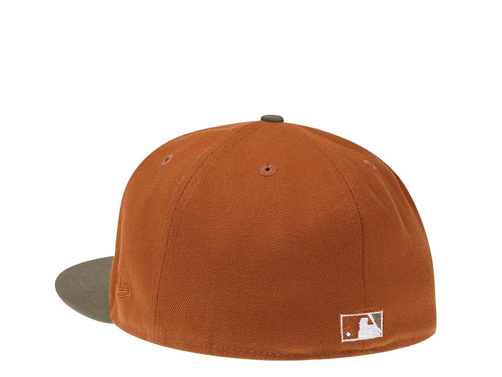 New Era Pittsburgh Pirates Three Rivers Heavy Metallic Bourbon Two Tone Edition 59Fifty Fitted Casquette