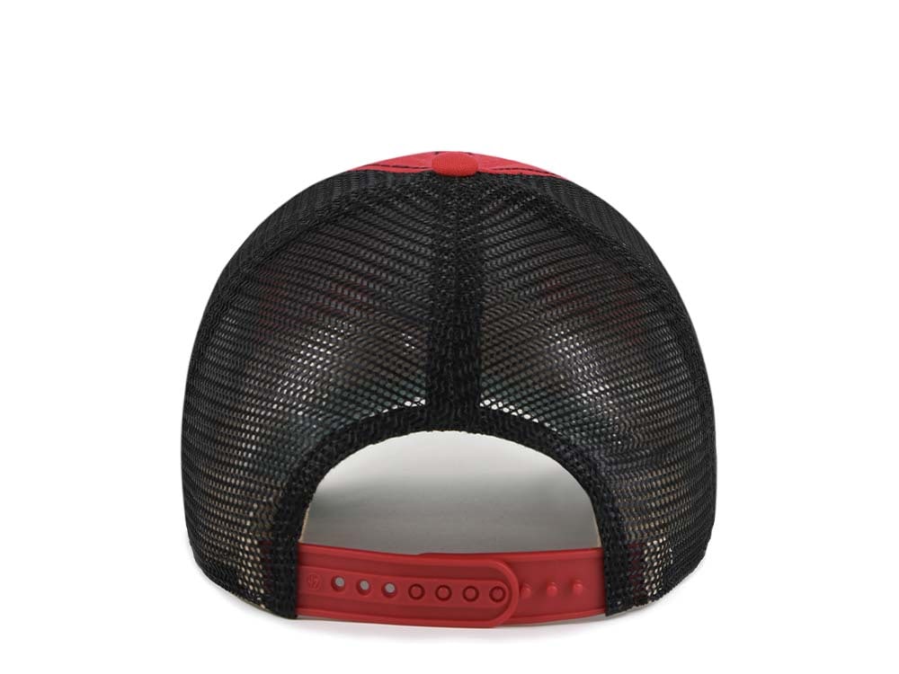 47Brand Georgia Bulldogs Vintage Red Trucker Clean Up Snapback Casquette