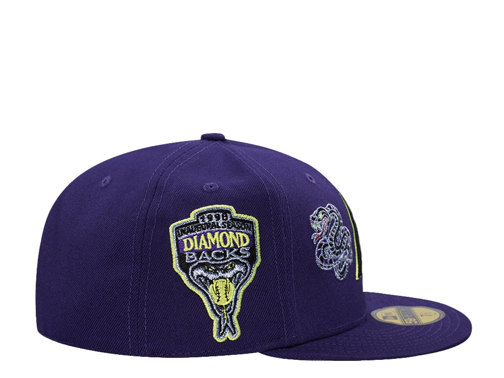 New Era Arizona Diamondbacks Inaugural Season 1998 Snake Purple Prime Edition 59Fifty Fitted Casquette