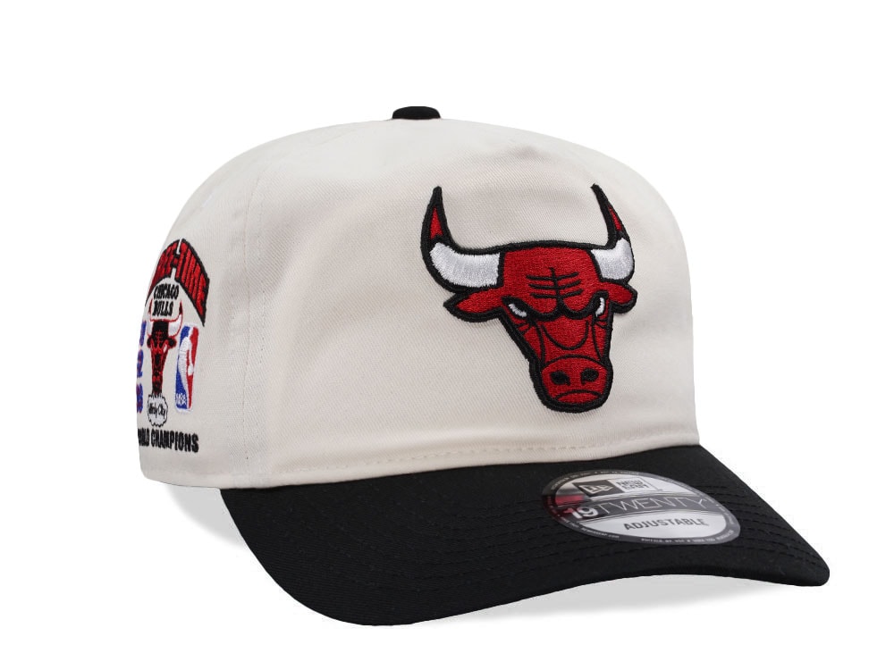 New Era Chicago Bulls 3x World Champions Chrome Two Tone Edition 19Twenty Snapback Casquette