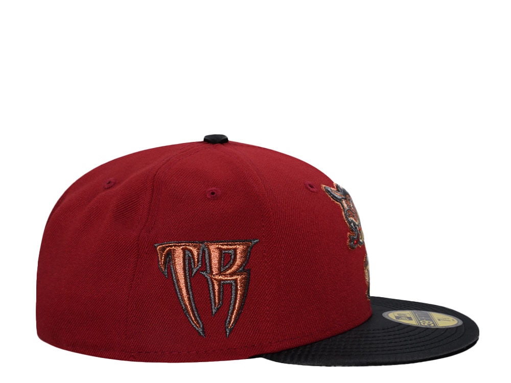 New Era Wisconsin Timber Rattlers Brick Satin Brim Edition 59Fifty Fitted Casquette