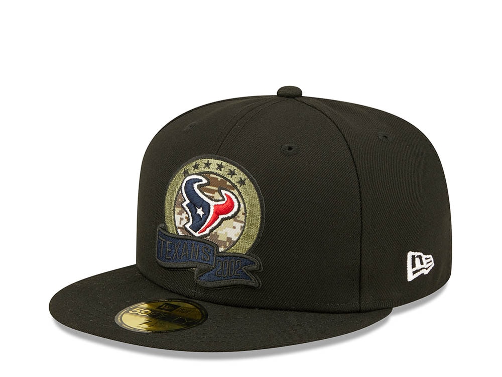 New Era Houston Texans Salute to Service 2022 Fitted 59Fifty Casquette