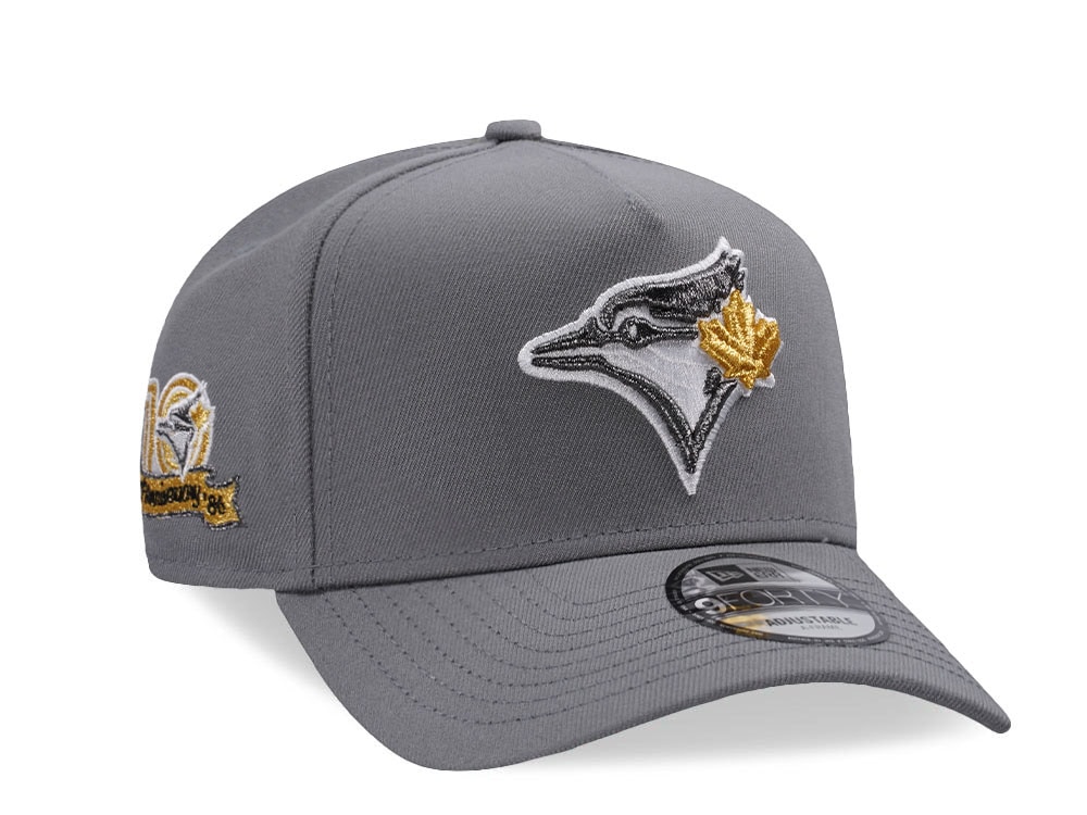 New Era Toronto Blue Jays 10th Anniversary Gray Edition 9Forty A Frame Snapback Casquette