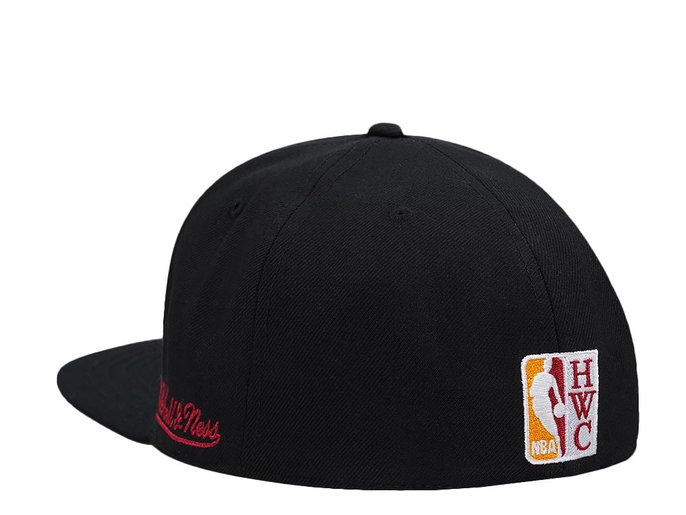 Mitchell & Ness Miami Heat Logo History Hardwood Classic Dynasty Fitted Casquette