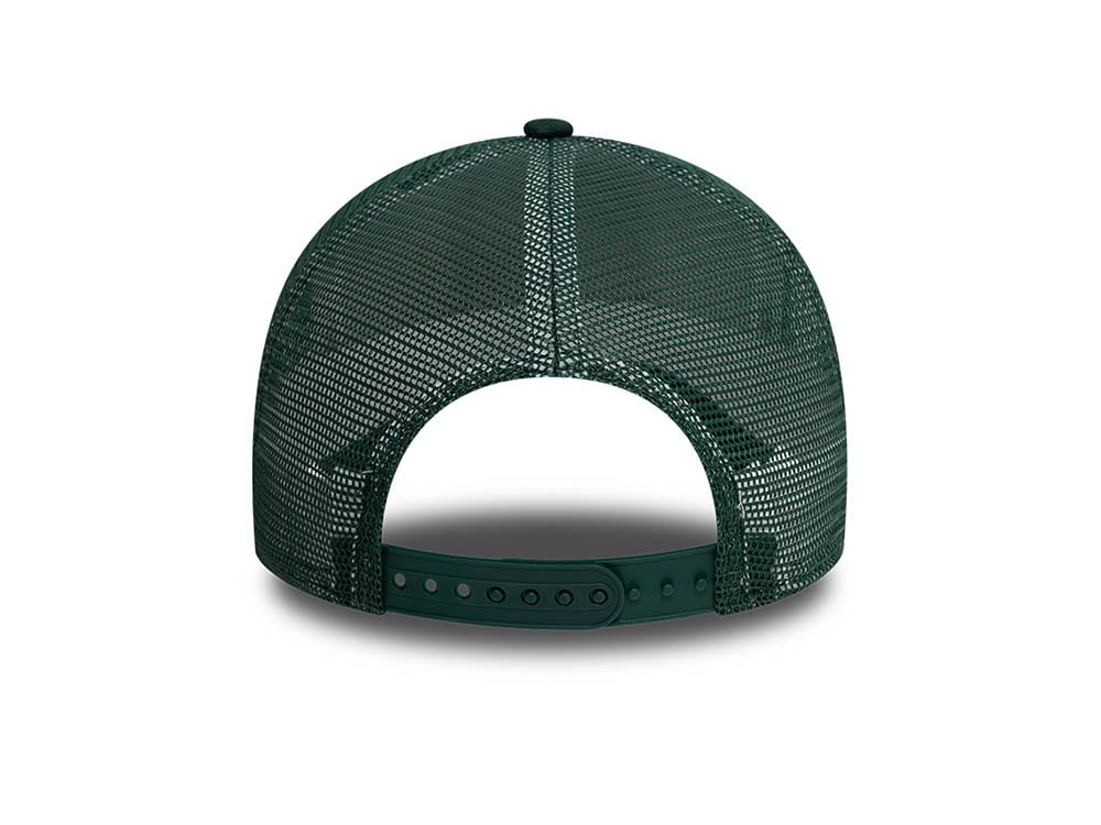 New Era California Patch Green Trucker A Frame Snapback Casquette