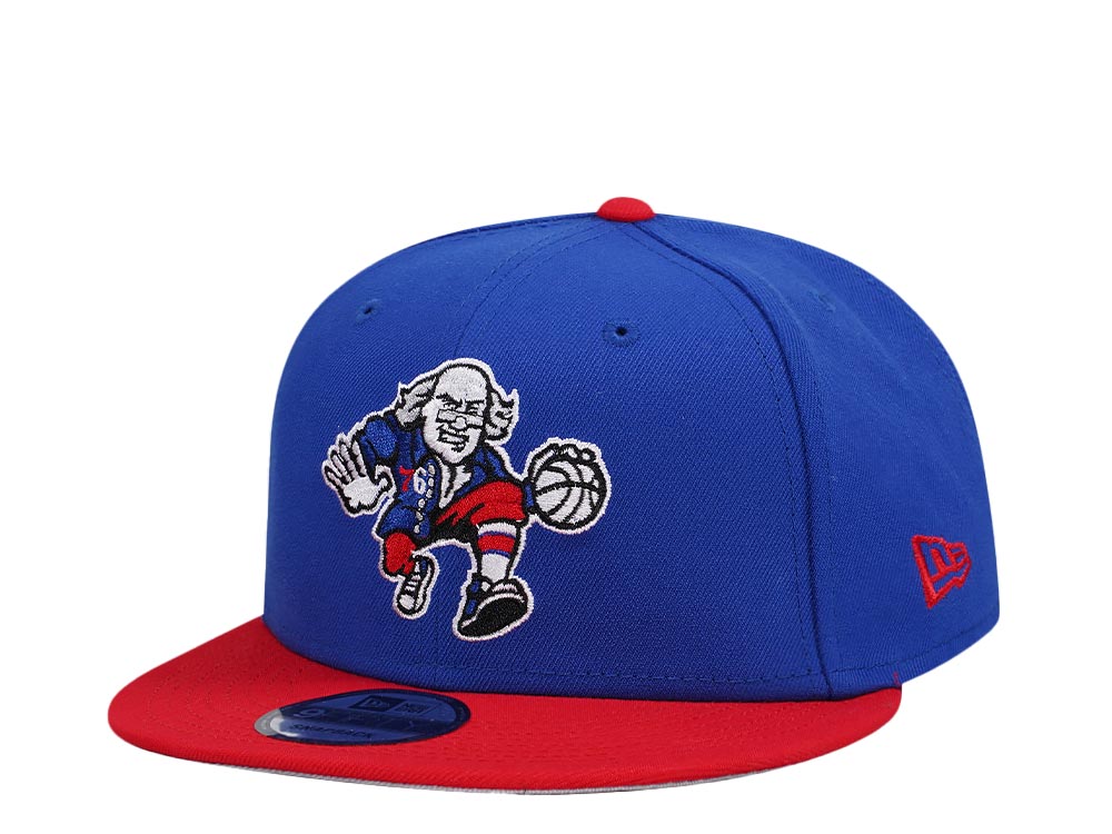 New Era Philadelphia 76ers Blue Red Two Tone Edition 9Fifty Snapback Casquette