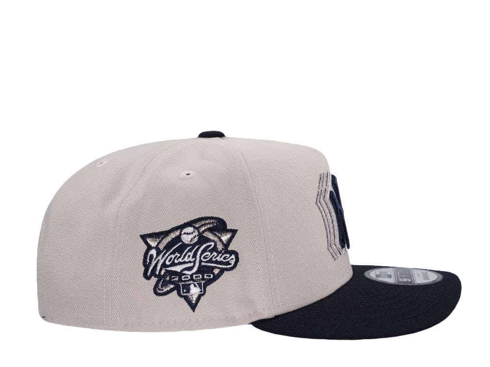 New Era New York Yankees World Series 2000 Cascading Stone Two Tone Edition 9Fifty A Frame Snapback Casquette