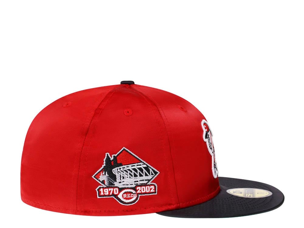 New Era Cincinnati Reds Riverfront Stadium Satin Elite Edition 59Fifty Fitted Casquette