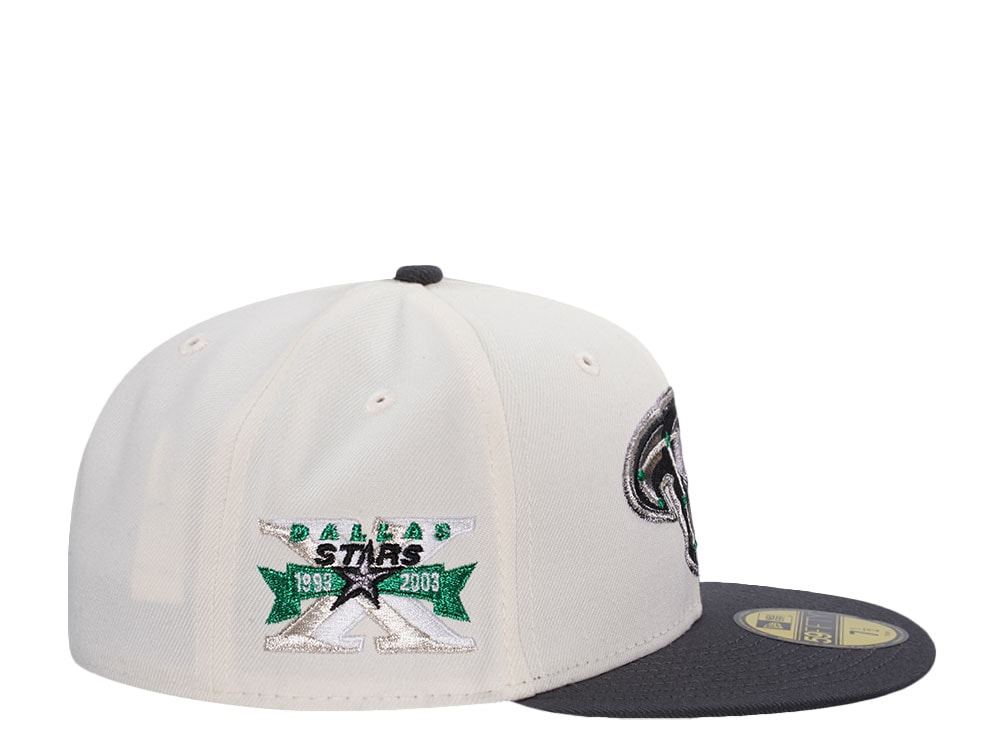 New Era Dallas Stars 10th Anniversary Chrome Two Tone Edition 59Fifty Fitted Casquette