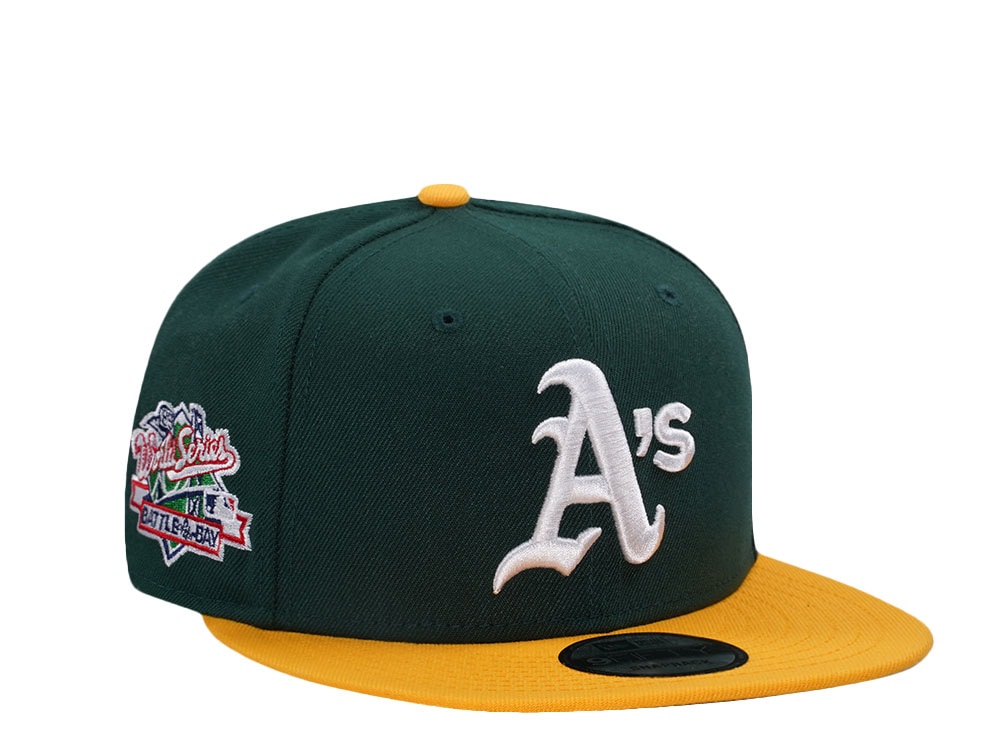 New Era Oakland Athletics World Series 1989 Dark Green Two Tone Edition 9Fifty Snapback Casquette