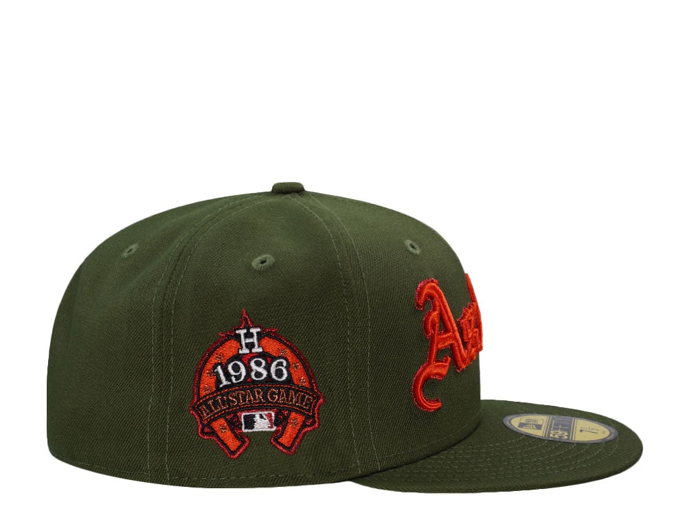 New Era Houston Astros All Star Game 1986 Script Prime Edition 59Fifty Fitted Casquette