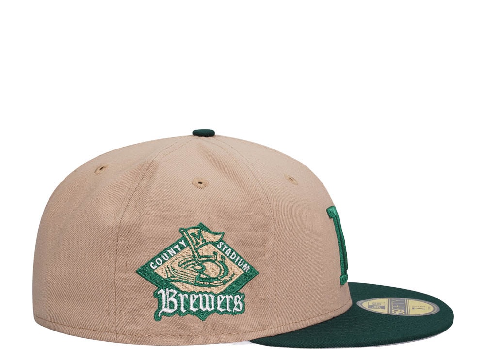 New Era Milwaukee Brewers County Stadium Colorflip Two Tone Edition 59Fifty Fitted Casquette