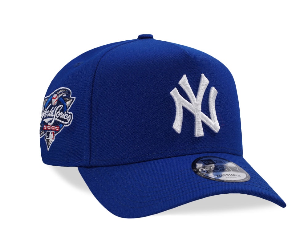 New Era New York Yankees World Series 2000 Royal Blue Edition 9Forty A Frame Snapback Casquette