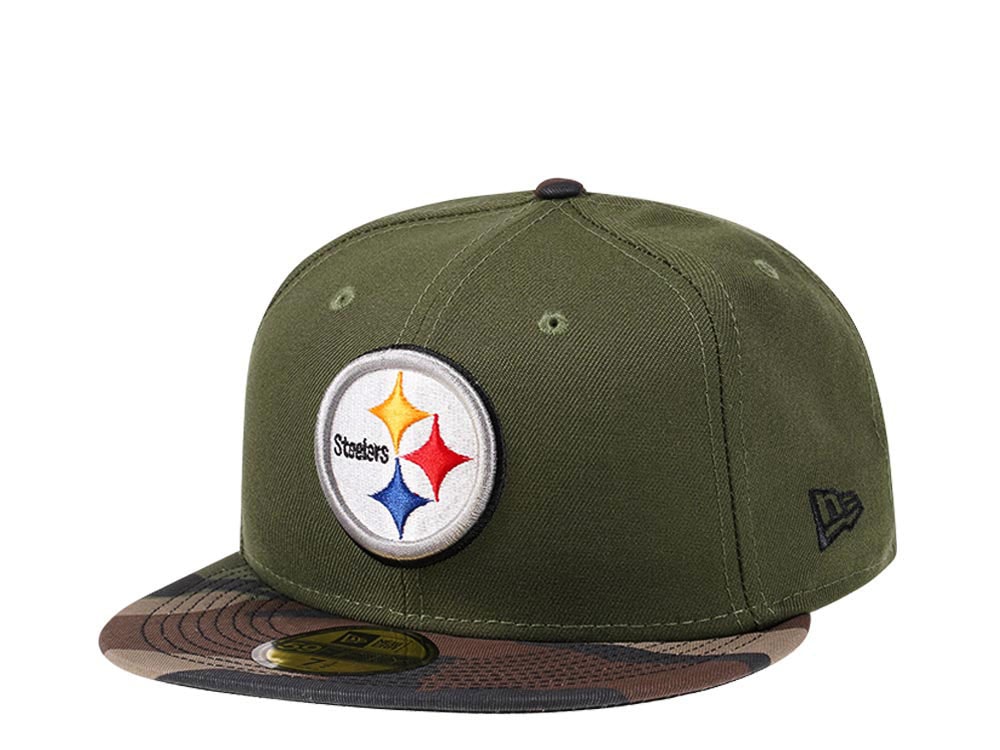 New Era Pittsburgh Steelers Camo Edition 59Fifty Fitted Casquette