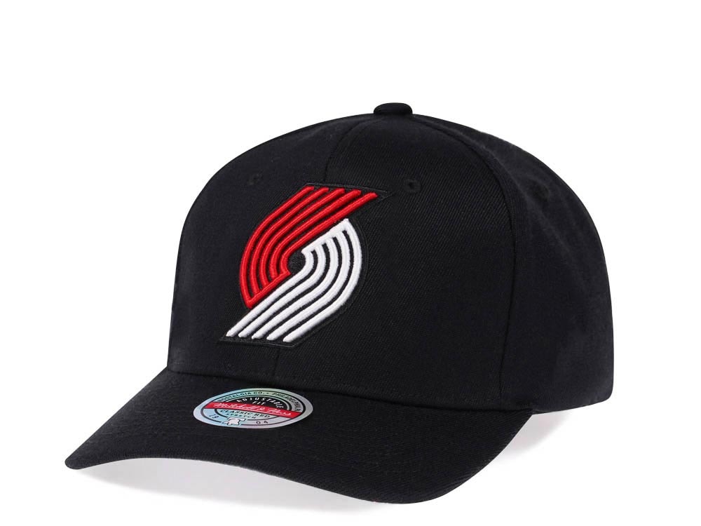 Mitchell & Ness Portland Trail Blazers Team Ground Red Line Solid Flex Snapback Casquette