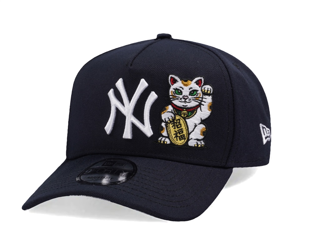 New Era New York Yankees World Series 1999 Lucky Cat Navy Prime Edition 9Forty A Frame Snapback Casquette