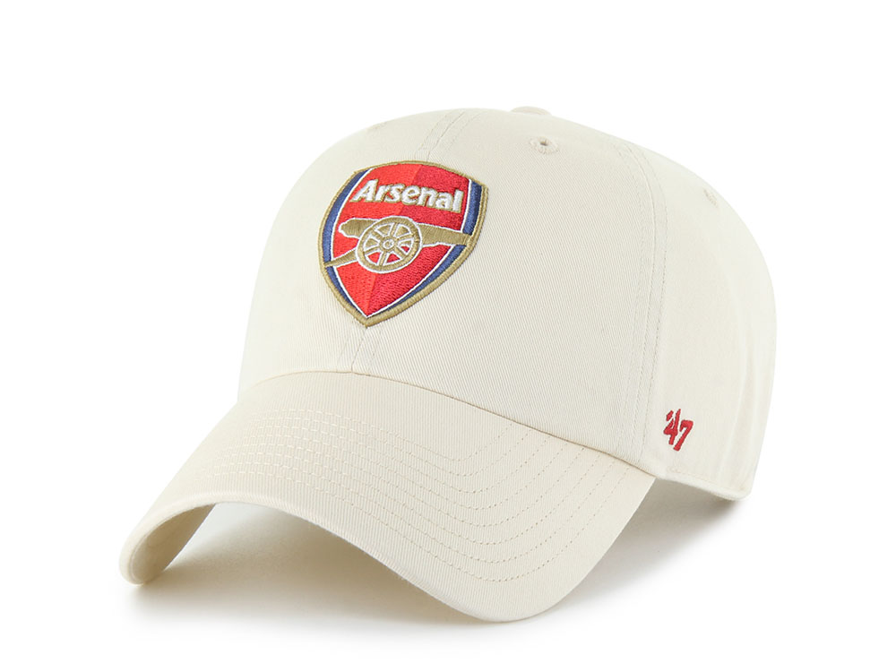 47 Brand Arsenal FC Natural Clean Up Strapback Casquette