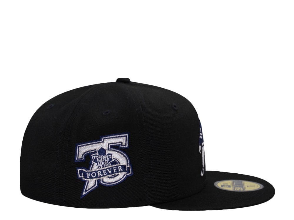 New Era Toronto Maple Leafs 75th Anniversary Black Prime Edition 59Fifty Fitted Casquette