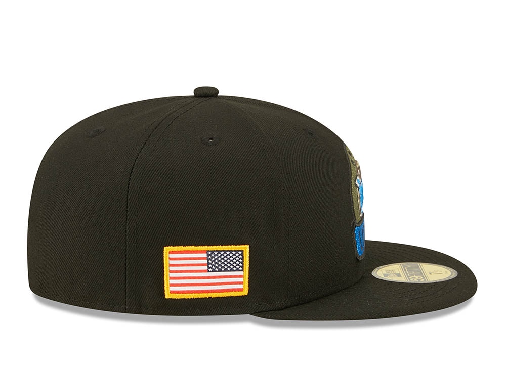 New Era Detroit Lions Salute to Service 2022 Fitted 59Fifty Casquette
