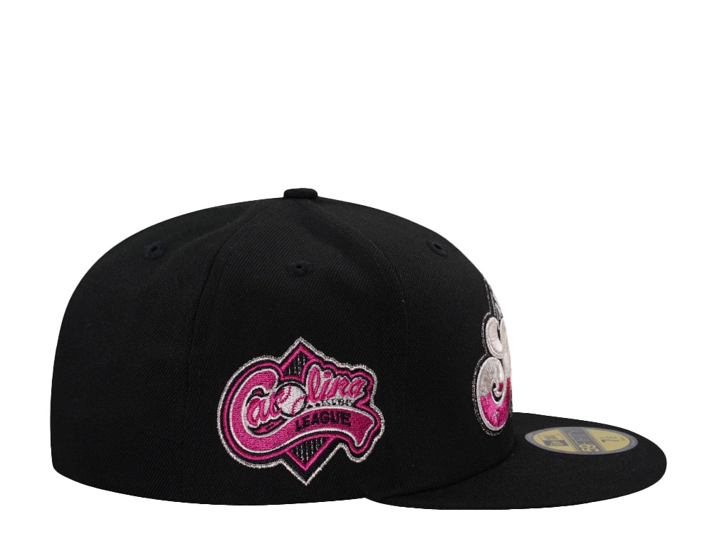 New Era Augusta Green Jackets Carolina League Black Prime Edition 59Fifty Fitted Casquette