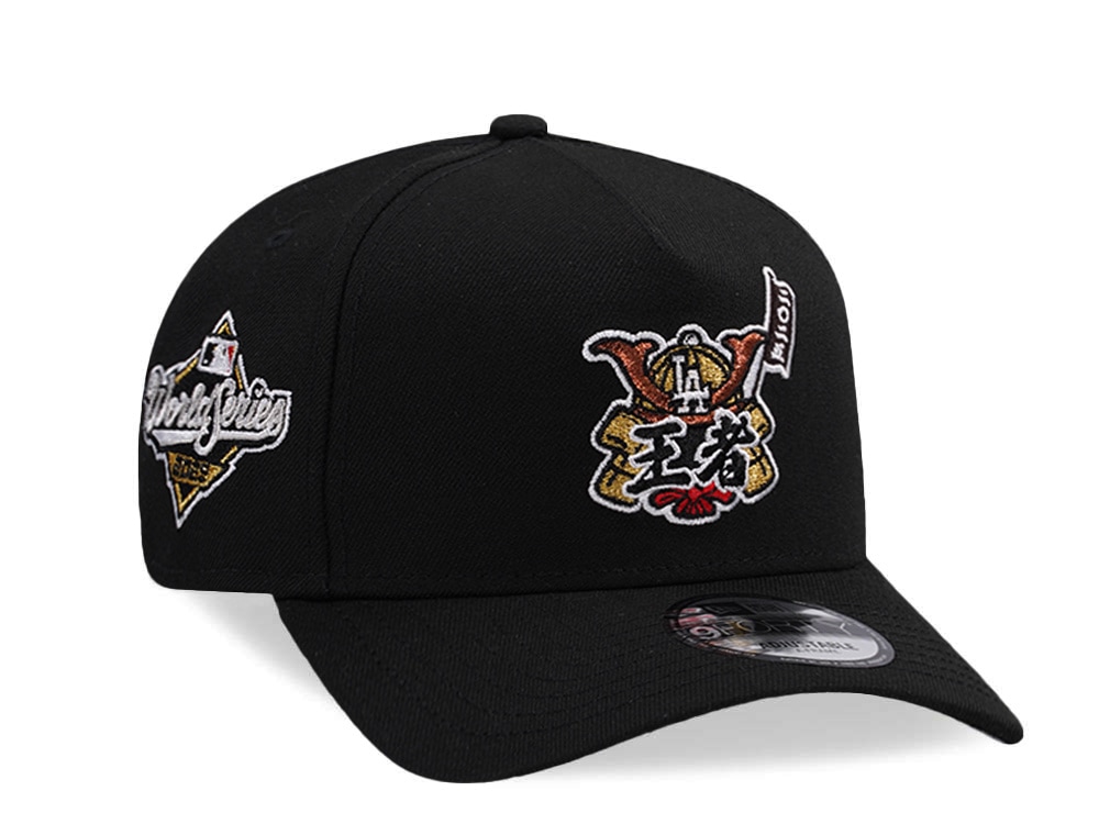 New Era Los Angeles Dodgers World Series 2025 Black Prime Edition 9Forty A Frame Snapback Casquette
