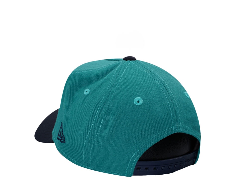 New Era Seattle Mariners Teal Two Tone  9Forty A Frame Snapback Casquette