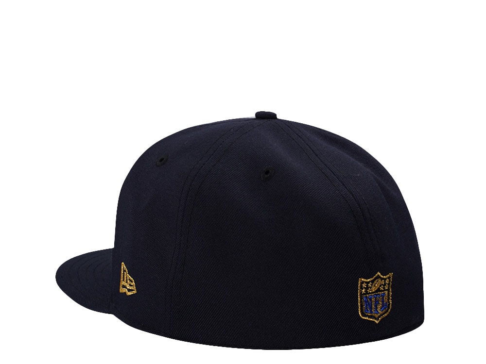 New Era Detroit Lions 75th Anniversary Navy Prime Edition 59Fifty Fitted Casquette