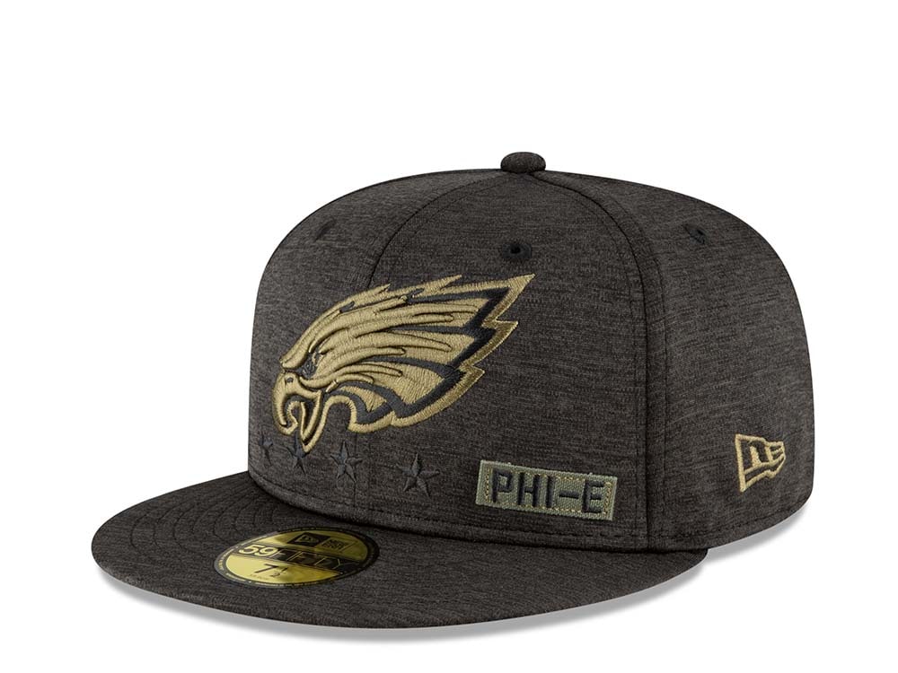 New Era Philadelphia Eagles Salute to Service 2020 Fitted 59Fifty Casquette